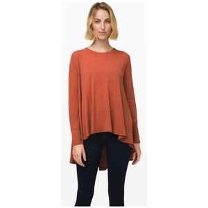 LULULEMON Dare to Drape Long Sleeve Rustic Clay
